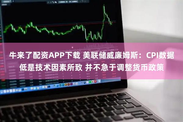 牛来了配资APP下载 美联储威廉姆斯:CPI数据低是技术因素所致 并不急于调整货币政策